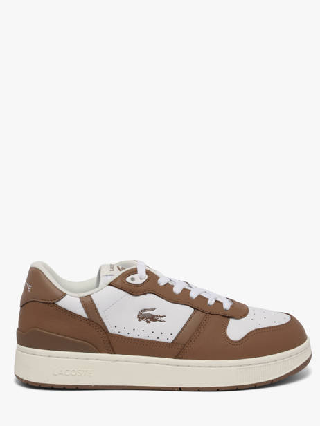 Sneakers In Leather Lacoste Brown men 2SMA0012