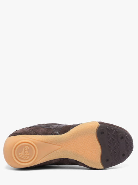 Sneakers In Leather Gola Brown women CLB938DD other view 4