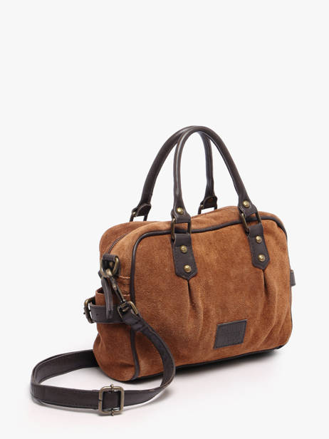 Satchel Vienne Leather Basilic pepper Brown vienne BVIE03 other view 1