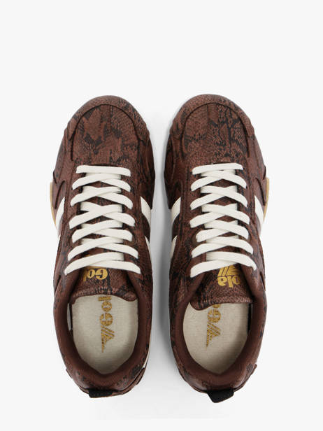 Sneakers Gola Brown women CLB939FW other view 3