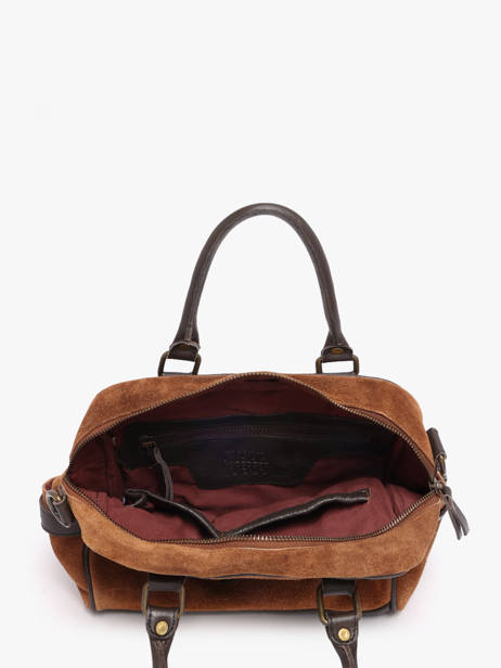 Satchel Vienne Leather Basilic pepper Brown vienne BVIE03 other view 3