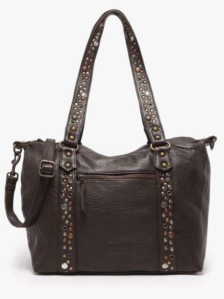 Shoulder Bag Brooklyn Leather Basilic pepper Brown brooklyn BBRO04