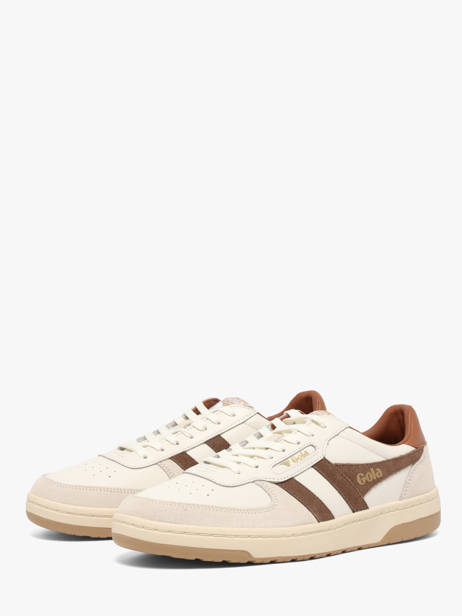 Sneakers In Leather Gola White men CMB336WP other view 1