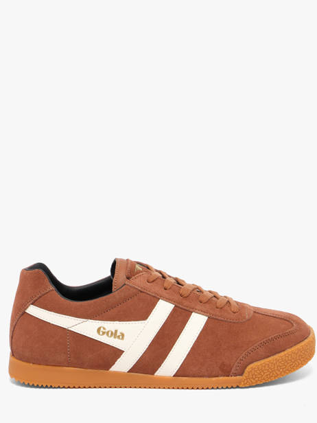 Sneakers In Leather Gola Brown men CMA192TI