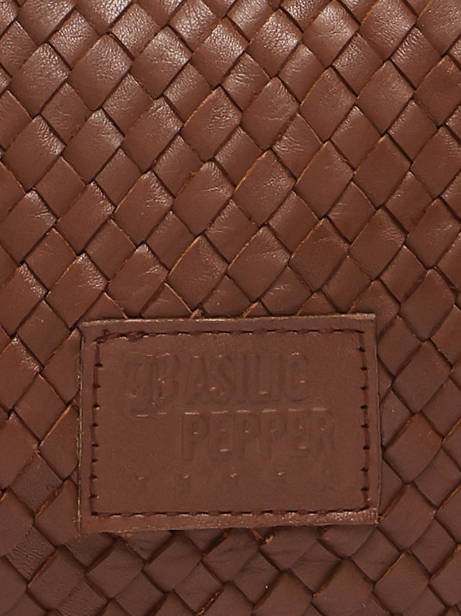 Crossbody Bag Lisbonne Leather Basilic pepper Brown lisbonne BLIS01 other view 2