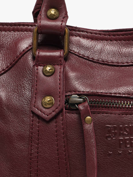 Shoulder Bag Cow Leather Basilic pepper Red cow BCOW72 other view 2