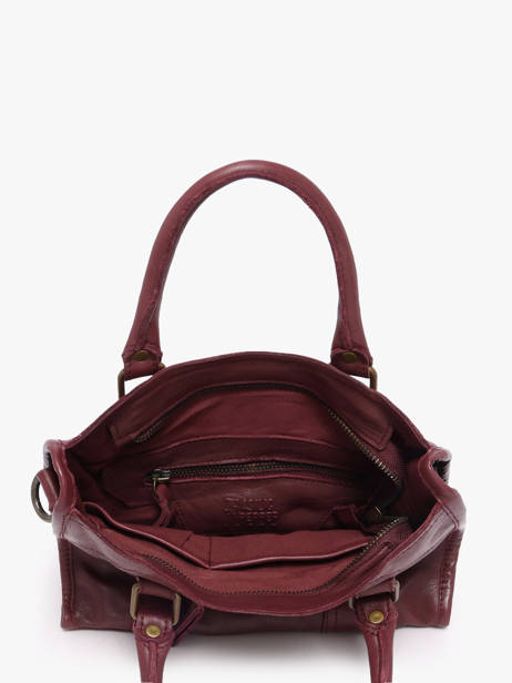 Shoulder Bag Cow Leather Basilic pepper Red cow BCOW72 other view 3