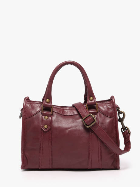 Shoulder Bag Cow Leather Basilic pepper Red cow BCOW72 other view 4