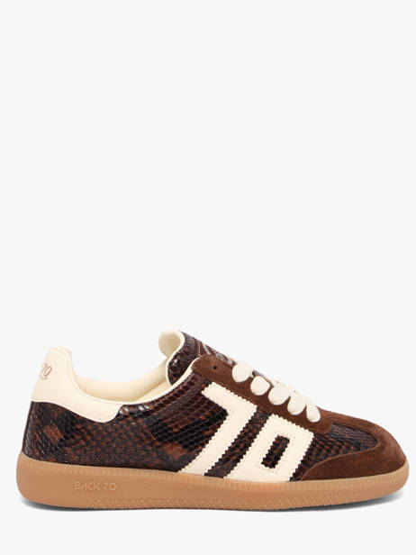 Sneakers In Leather Back 70 Brown women 239