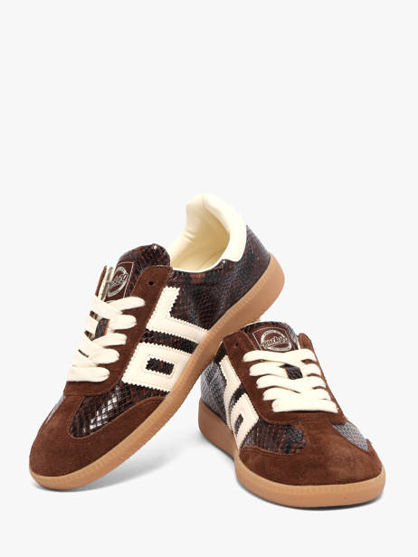 Sneakers In Leather Back 70 Brown women 239 other view 2