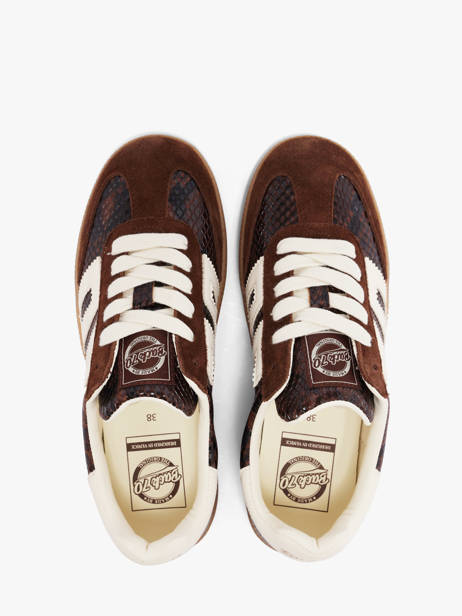 Sneakers In Leather Back 70 Brown women 239 other view 3