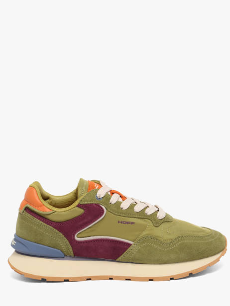 Sneakers In Leather Hoff Green women 22602401