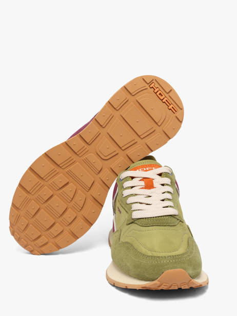 Sneakers In Leather Hoff Green women 22602401 other view 2