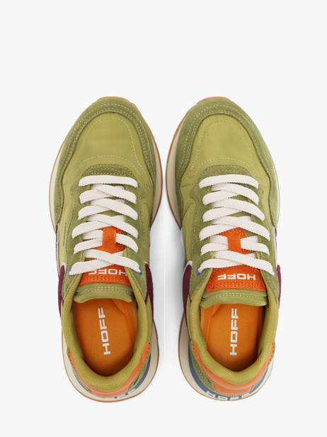 Sneakers In Leather Hoff Green women 22602401 other view 3