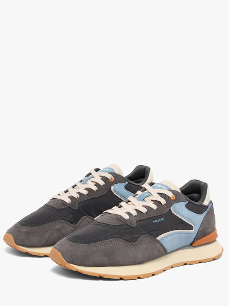 Sneakers In Leather Hoff Gray men 22602403 other view 1
