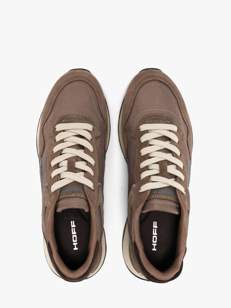 Sneakers In Leather Hoff Brown men 22602410 other view 3