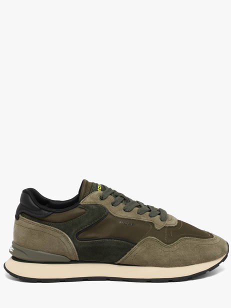 Sneakers In Leather Hoff Green men 22602411