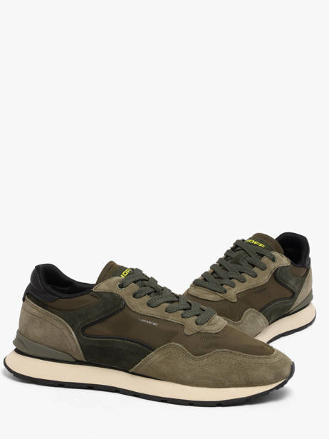 Sneakers In Leather Hoff Green men 22602411 other view 2