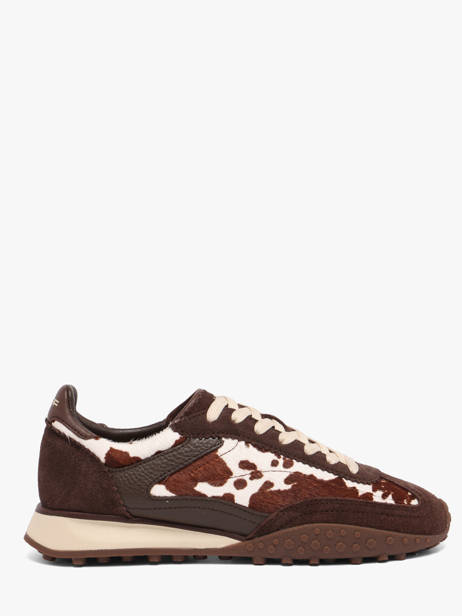 Sneakers In Leather Hoff Brown women 22659412