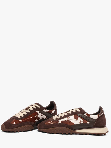 Sneakers In Leather Hoff Brown women 22659412 other view 2