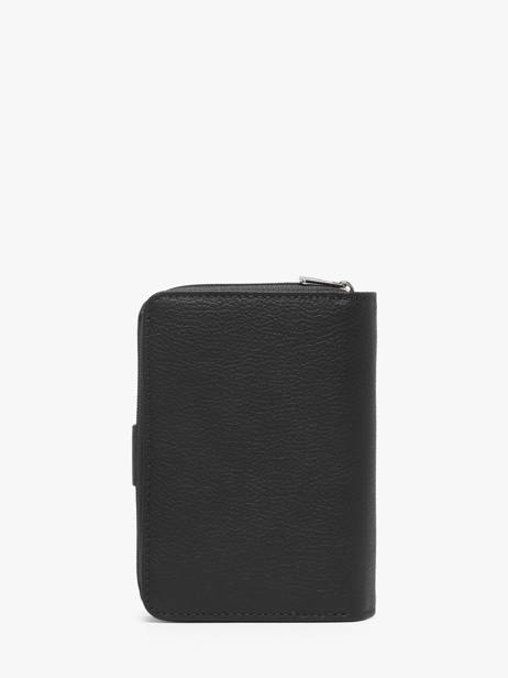Wallet Leather Hexagona Black confort 461063R other view 3