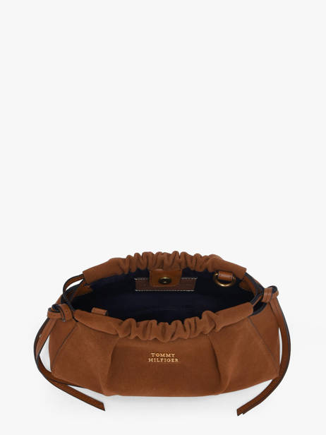 Sac Bandoulière Th Soft Cuir Tommy hilfiger Marron th soft AW19010 vue secondaire 3