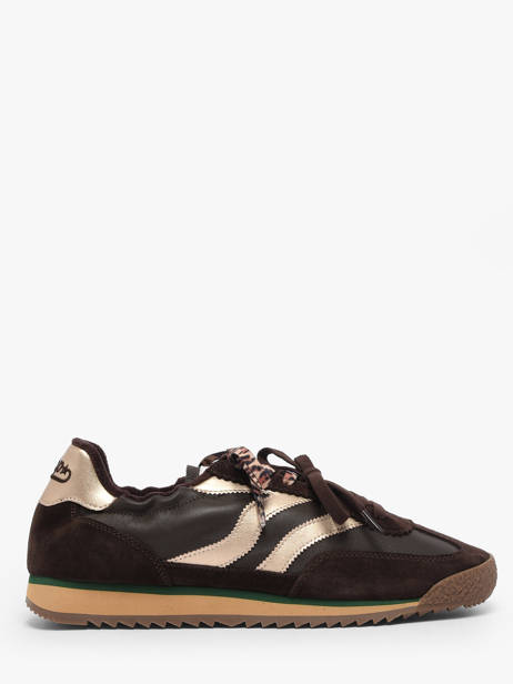 Sneakers Utah In Leather Mrp star Brown women 21