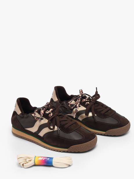 Sneakers Utah In Leather Mrp star Brown women 21 other view 1