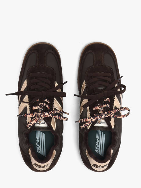 Sneakers Utah In Leather Mrp star Brown women 21 other view 3
