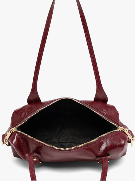 Sac Porté épaule Shiny Sauvage Cuir Milano Rouge shiny sauvage SS26065 vue secondaire 3