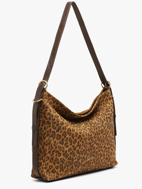 Sac Porté épaule Moreen Cuir Daim Nat et nin Marron vintage MOREEN vue secondaire 2
