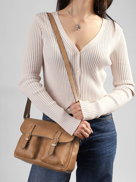 Sac Bandoulière Toscane Hexagona Beige toscane 579732 vue secondaire 1