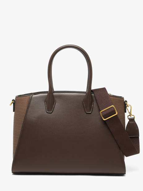 Sac Porté épaule Croco Chic David jones Marron croco chic 1 vue secondaire 3