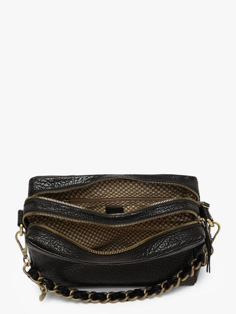 Sac Bandoulière Vintage Cuir Mila louise Noir vintage 23673LE1 vue secondaire 2