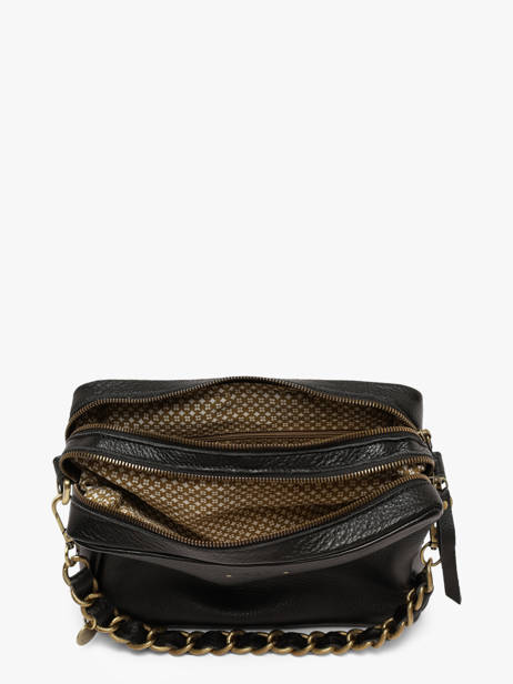 Sac Bandoulière Vintage Cuir Mila louise Noir vintage 23673LC1 vue secondaire 2