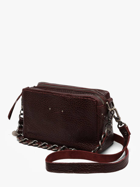 Sac Bandoulière Vintage Cuir Mila louise Rouge vintage 23673E1 vue secondaire 1