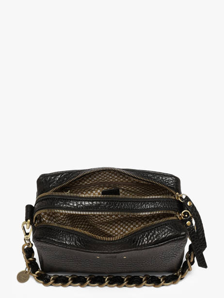 Sac Bandoulière Vintage Cuir Mila louise Noir vintage 23673E1 vue secondaire 3