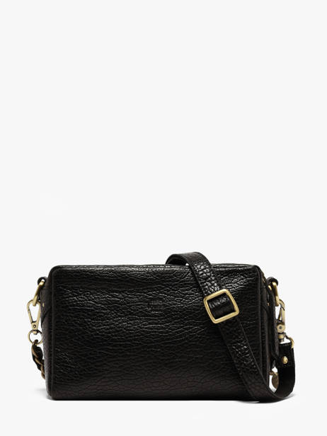 Sac Bandoulière Vintage Cuir Mila louise Noir vintage 23673E1 vue secondaire 4
