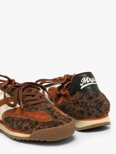 Sneakers Utah In Leather Mrp star Brown women 3 other view 2
