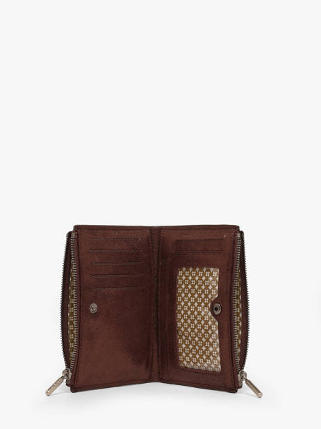 Wallet Leather Mila louise Red vintage 3576E1 other view 1