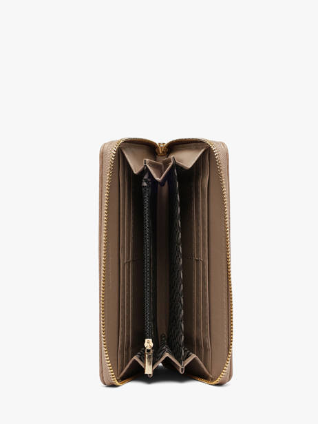 Portefeuille Lulu castagnette Beige zip CHRYSA52 vue secondaire 1