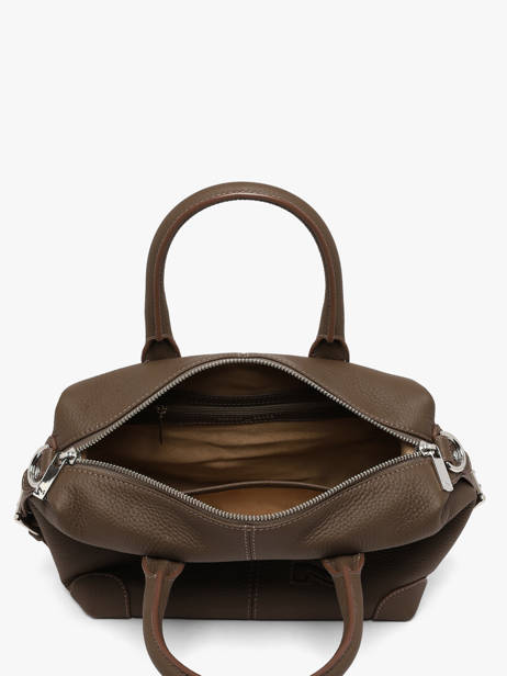 Sac Porté Main Clark Cuir Nathan baume Marron drive 1 vue secondaire 3