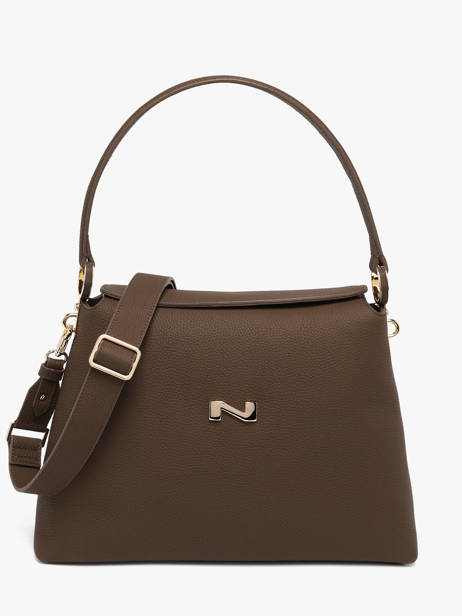 Leather Camelia Shoulder Bag Nathan baume Brown eden 5