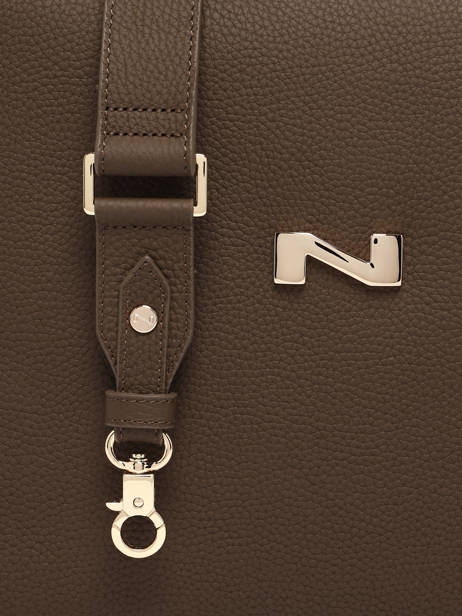 Leather Camelia Shoulder Bag Nathan baume Brown eden 5 other view 2