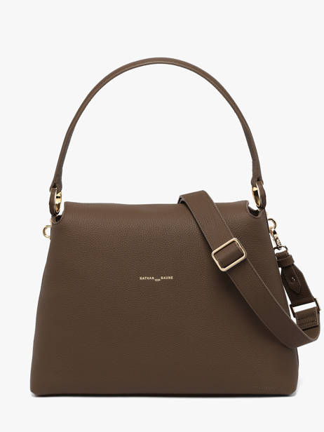 Leather Camelia Shoulder Bag Nathan baume Brown eden 5 other view 4