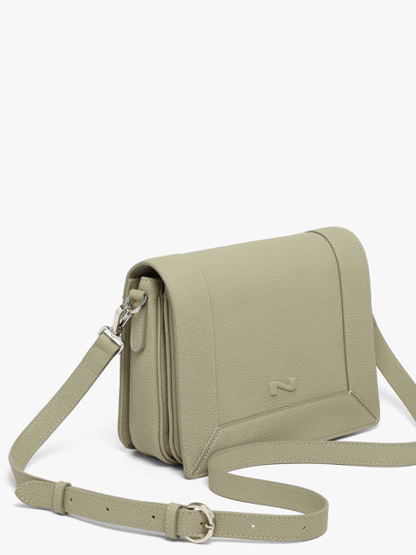Leather Rotterdam Crossbody Bag Nathan baume Green mondrian 3 other view 1