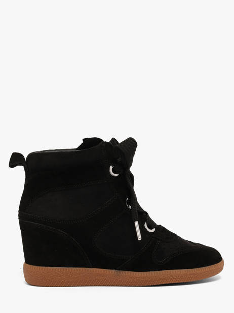 Sneakers Talon Compensé En Cuir Steve madden Noir women 11005881
