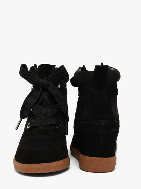Sneakers Talon Compensé En Cuir Steve madden Noir women 11005881 vue secondaire 2