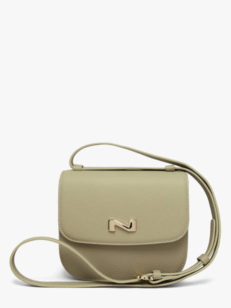 Sac Bandoulière Penelope Cuir Nathan baume Vert odyssey 1