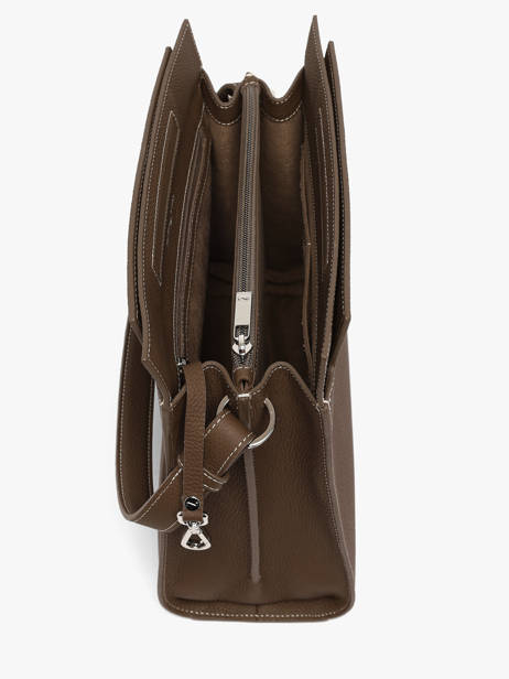 Leather Elisabeth Top-handle Bag Nathan baume Brown dynasty 4 other view 3